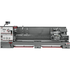 Jet - 26" Swing, 120" Between Centers, 230 Volt, Triple Phase Engine Lathe - 6MT Taper, 10 hp, 40 to 1,800 RPM, 4-1/8" Bore Diam, 43" Deep x 57" High x 178" Long - Eagle Tool & Supply