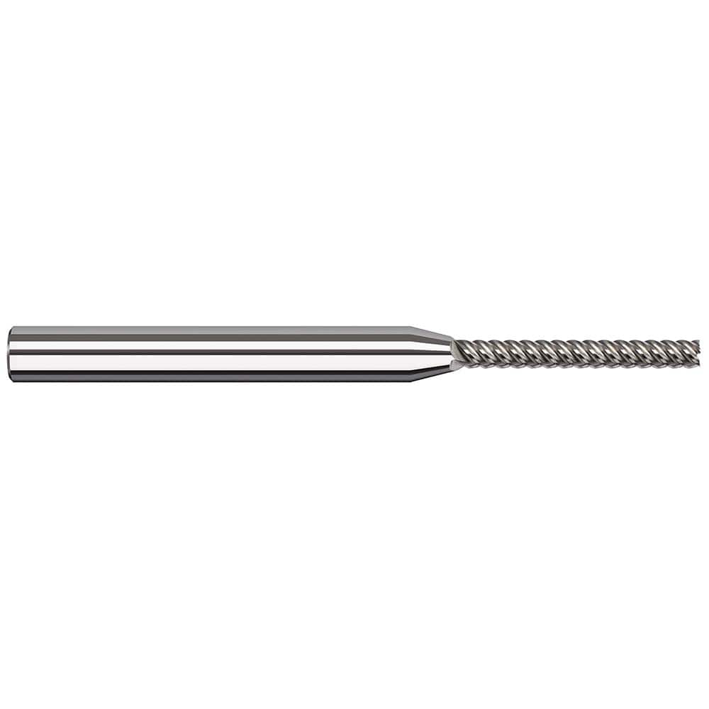 Harvey Tool - Square End Mills Mill Diameter (mm): 0.80 Mill Diameter (Inch): 1/32 - Eagle Tool & Supply