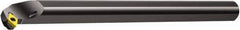 Sandvik Coromant - 0.8504" Min Bore Diam, 8" OAL, 5/8" Shank Diam, A..SDXCR/L Indexable Boring Bar - Screw-On Holding Method - Eagle Tool & Supply