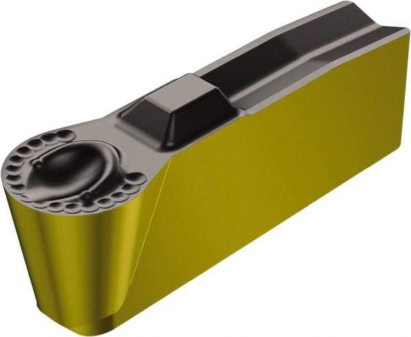 Sandvik Coromant - 25N151.3-7P Grade 4225, Carbide Grooving Insert - 1.3mm Max Depth of Cut, Neutral, 1.5mm Corner Radius, TiCN/Al2O3/TiN Finish - Eagle Tool & Supply