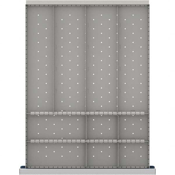 LISTA - 10-Compartment Drawer Divider Layout for 3.15" High Drawers - Eagle Tool & Supply