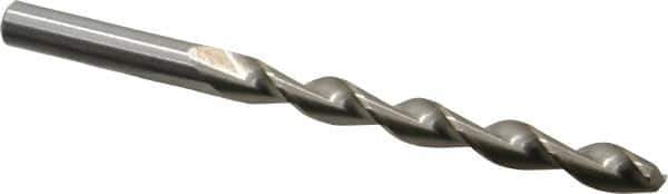 Chicago-Latrobe - 5/16" 135° High Speed Steel Jobber Drill - Bright Finish, Right Hand Cut, Parabolic Flute, Straight Shank, 4-1/2" OAL, Split Point - Eagle Tool & Supply