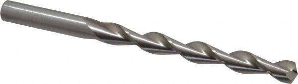 Chicago-Latrobe - 23/64" 135° High Speed Steel Jobber Drill - Bright Finish, Right Hand Cut, Parabolic Flute, Straight Shank, 4-7/8" OAL, Split Point - Eagle Tool & Supply