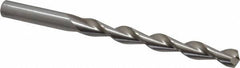 Chicago-Latrobe - 23/64" 135° High Speed Steel Jobber Drill - Bright Finish, Right Hand Cut, Parabolic Flute, Straight Shank, 4-7/8" OAL, Split Point - Eagle Tool & Supply