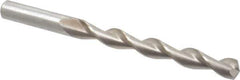 Chicago-Latrobe - 7/16" 135° High Speed Steel Jobber Drill - Bright Finish, Right Hand Cut, Parabolic Flute, Straight Shank, 5-1/2" OAL, Split Point - Eagle Tool & Supply