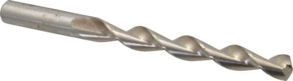 Chicago-Latrobe - 29/64" 135° High Speed Steel Jobber Drill - Bright Finish, Right Hand Cut, Parabolic Flute, Straight Shank, 5-5/8" OAL, Split Point - Eagle Tool & Supply