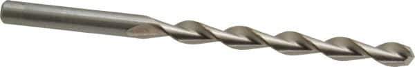 Chicago-Latrobe - Letter C 135° High Speed Steel Jobber Drill - Bright Finish, Right Hand Cut, Parabolic Flute, Straight Shank, 4" OAL, Split Point - Eagle Tool & Supply