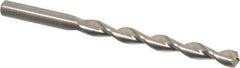 Chicago-Latrobe - Letter N 135° High Speed Steel Jobber Drill - Bright Finish, Right Hand Cut, Parabolic Flute, Straight Shank, 4-3/8" OAL, Split Point - Eagle Tool & Supply