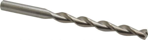 Chicago-Latrobe - Letter O 135° High Speed Steel Jobber Drill - Bright Finish, Right Hand Cut, Parabolic Flute, Straight Shank, 4-1/2" OAL, Split Point - Eagle Tool & Supply