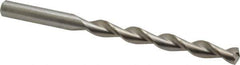 Chicago-Latrobe - Letter O 135° High Speed Steel Jobber Drill - Bright Finish, Right Hand Cut, Parabolic Flute, Straight Shank, 4-1/2" OAL, Split Point - Eagle Tool & Supply