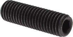Value Collection - 1/2-13 UNC, 1-3/4" OAL, Cup Point Set Screw - Grade 8 Alloy Steel, 1/4" Key - Eagle Tool & Supply