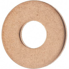 Value Collection - Copper Standard Flat Washer - 0.2031" ID x 1/2" OD, Plain Finish - Eagle Tool & Supply