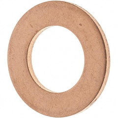 Value Collection - 7/16 SAE, 15/32" ID x 13/16" OD Oil Drain Plug Gasket - 1/16" Thick, Copper - Eagle Tool & Supply