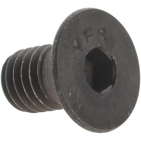 Value Collection - 7/16-14 UNC Hex Socket Drive, 82° Flat Screw - Alloy Steel, Black Oxide Finish, Fully Threaded, 3/4" OAL - Eagle Tool & Supply
