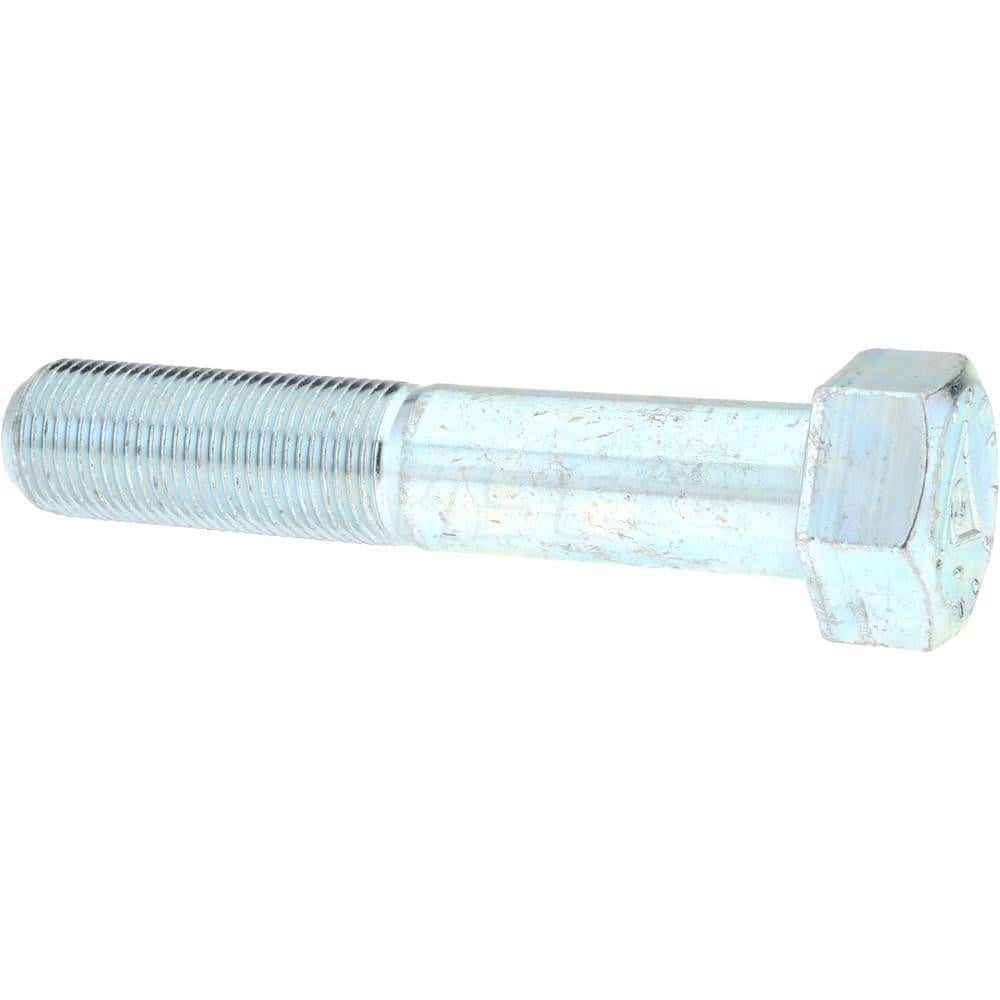 Hex Head Cap Screw: 3/4-16 x 2-3/4″, Grade 9 Alloy Steel, Zinc-Plated Clear Chromate