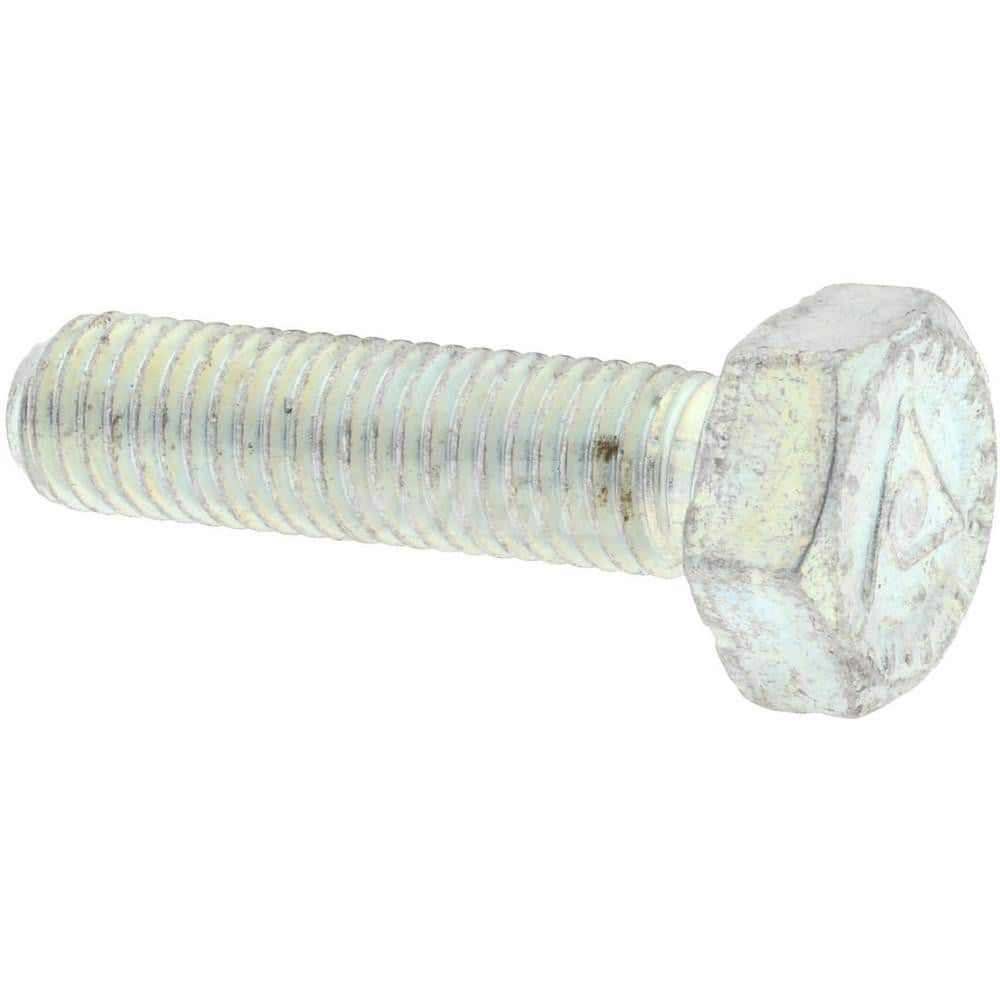 Hex Head Cap Screw: 1/4-28 x 1-3/4″, Grade 9 Alloy Steel, Zinc-Plated Clear Chromate