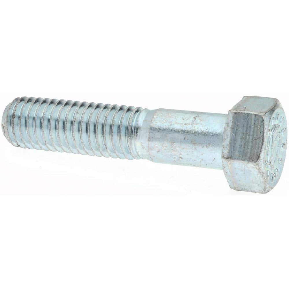 Hex Head Cap Screw: 1/2-13 x 2″, Grade 9 Alloy Steel, Zinc-Plated Clear Chromate