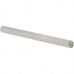 Value Collection - 1/8" Diam x 1-1/2" Pin Length Grade 8 Alloy Steel Standard Dowel Pin - C 50-58 Hardness, 3,200 Lb Breaking Strength, 1 Beveled & 1 Rounded End - Eagle Tool & Supply