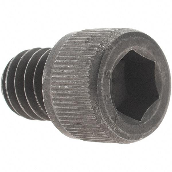 Value Collection - 5/16-18 UNC Hex Socket Drive, Socket Cap Screw - Alloy Steel, Black Oxide Finish, Fully Threaded, 3/8" Length Under Head - Eagle Tool & Supply
