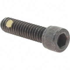 Value Collection - 1/4-20 UNC Hex Socket Drive, Socket Cap Screw - Alloy Steel, Black Oxide Finish, Fully Threaded, 1" Length Under Head - Eagle Tool & Supply