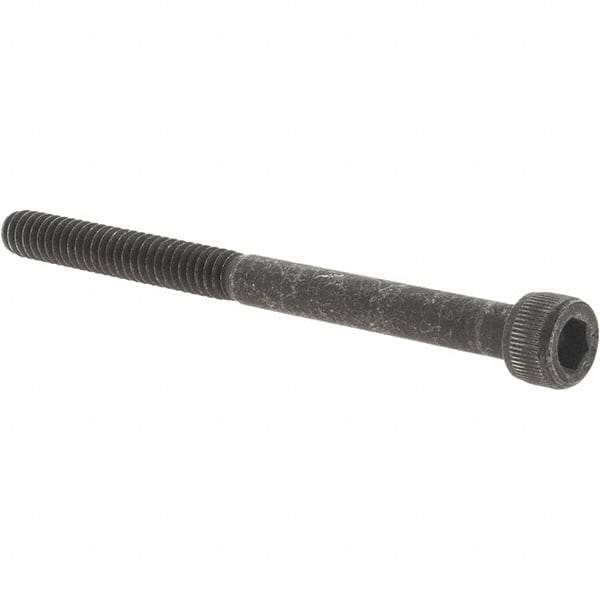 Value Collection - #10-24 UNC Hex Socket Drive, Socket Cap Screw - Alloy Steel, Black Oxide Finish, Partially Threaded, 2-1/2" Length Under Head - Eagle Tool & Supply