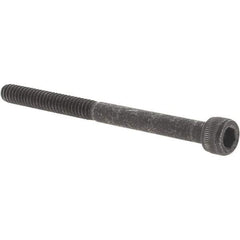 Value Collection - #10-24 UNC Hex Socket Drive, Socket Cap Screw - Alloy Steel, Black Oxide Finish, Partially Threaded, 2-1/2" Length Under Head - Eagle Tool & Supply