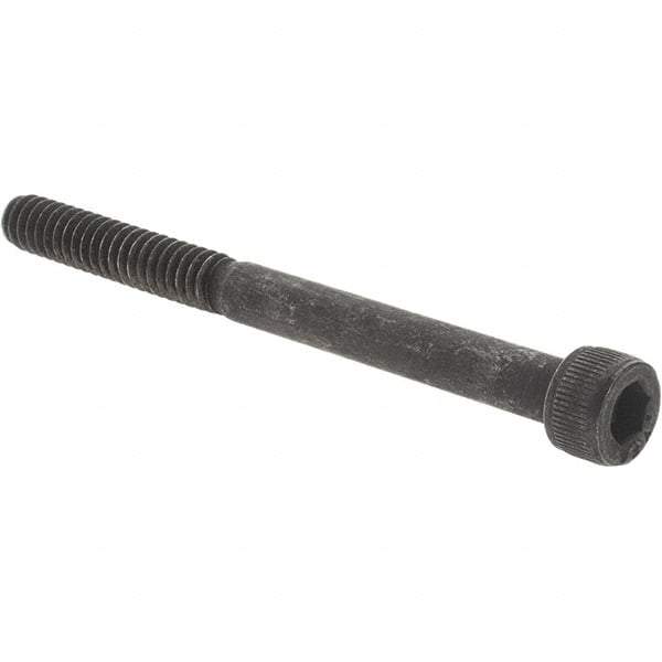 Value Collection - #10-24 UNC Hex Socket Drive, Socket Cap Screw - Alloy Steel, Black Oxide Finish, Partially Threaded, 2-1/4" Length Under Head - Eagle Tool & Supply