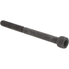 Value Collection - #10-24 UNC Hex Socket Drive, Socket Cap Screw - Alloy Steel, Black Oxide Finish, Partially Threaded, 2-1/4" Length Under Head - Eagle Tool & Supply