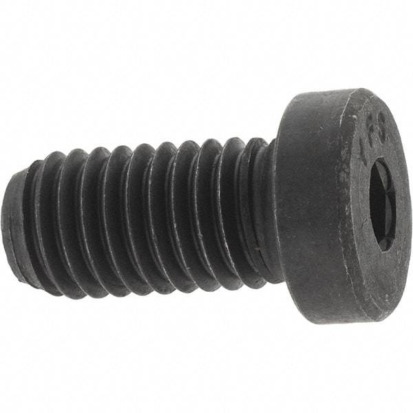 Value Collection - 1/2-13 UNC Hex Socket Drive, Low Socket Cap Screw - Alloy Steel, Black Oxide Finish, Fully Threaded, 1" Length Under Head - Eagle Tool & Supply
