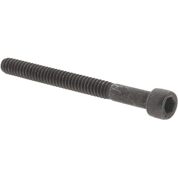 Value Collection - #6-32 UNC Hex Socket Drive, Socket Cap Screw - Alloy Steel, Black Oxide Finish, Partially Threaded, 1-1/2" Length Under Head - Eagle Tool & Supply