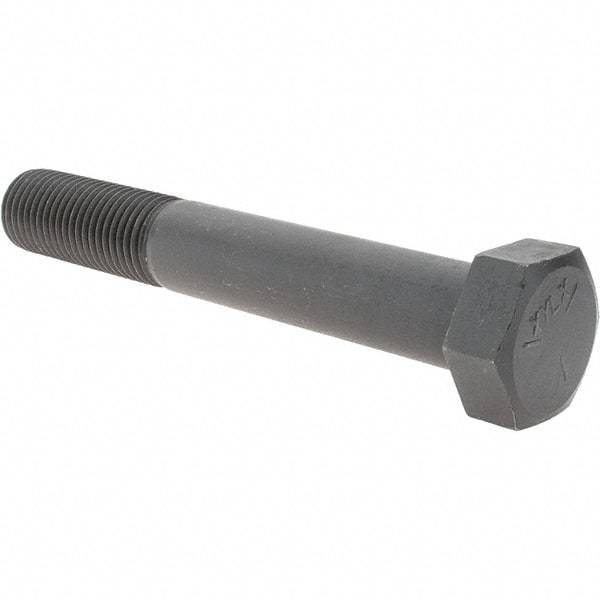 Value Collection - 1-1/2 - 6 UNC, 10" Length Under Head Hex Head Cap Screw - Partially Threaded, Grade 5 Steel, Uncoated, 2-1/4" Hex - Eagle Tool & Supply