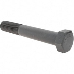 Value Collection - 1-1/2 - 6 UNC, 10" Length Under Head Hex Head Cap Screw - Partially Threaded, Grade 5 Steel, Uncoated, 2-1/4" Hex - Eagle Tool & Supply