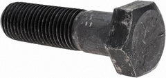 Value Collection - 1-1/4 - 7 UNC, 4-1/2" Length Under Head Hex Head Cap Screw - Partially Threaded, Grade 5 Steel, Uncoated, 1-7/8" Hex - Eagle Tool & Supply