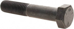 Value Collection - 3/4-10 UNC, 4" Length Under Head Hex Head Cap Screw - Partially Threaded, Grade 5 Steel, Uncoated, 1-1/8" Hex - Eagle Tool & Supply