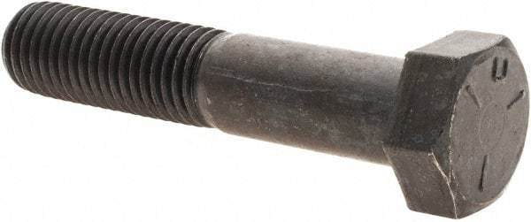 Value Collection - 3/4-10 UNC, 3-3/4" Length Under Head Hex Head Cap Screw - Partially Threaded, Grade 5 Steel, Uncoated, 1-1/8" Hex - Eagle Tool & Supply