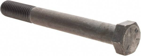 Value Collection - 5/8-11 UNC, 5-1/2" Length Under Head Hex Head Cap Screw - Partially Threaded, Grade 5 Steel, Uncoated, 15/16" Hex - Eagle Tool & Supply