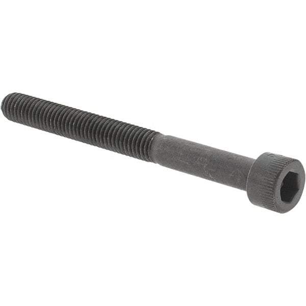 Value Collection - #10-32 UNF Hex Socket Drive, Socket Cap Screw - Alloy Steel, Black Oxide Finish, Partially Threaded, 2" Length Under Head - Eagle Tool & Supply