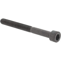 Value Collection - #10-32 UNF Hex Socket Drive, Socket Cap Screw - Alloy Steel, Black Oxide Finish, Partially Threaded, 2" Length Under Head - Eagle Tool & Supply
