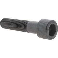 Value Collection - 3/4-10 UNC Hex Socket Drive, Socket Cap Screw - Alloy Steel, Black Oxide Finish, Partially Threaded, 3-1/2" Length Under Head - Eagle Tool & Supply