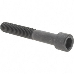 Value Collection - 3/8-16 UNC Hex Socket Drive, Socket Cap Screw - Alloy Steel, Black Oxide Finish, Partially Threaded, 2-1/2" Length Under Head - Eagle Tool & Supply