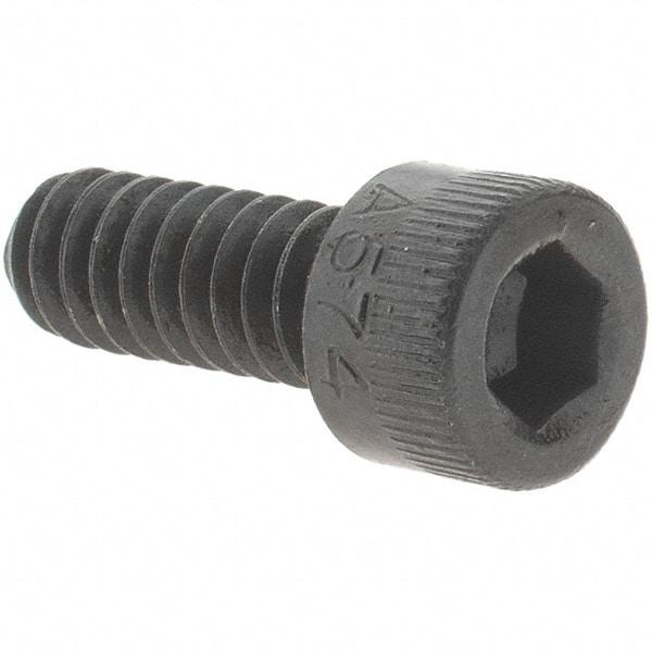 Value Collection - #10-24 UNC Hex Socket Drive, Socket Cap Screw - Alloy Steel, Black Oxide Finish, Fully Threaded, 1/2" Length Under Head - Eagle Tool & Supply