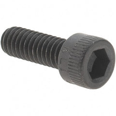 Value Collection - #8-32 UNC Hex Socket Drive, Socket Cap Screw - Alloy Steel, Black Oxide Finish, Fully Threaded, 1/2" Length Under Head - Eagle Tool & Supply