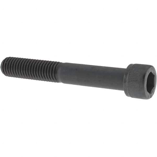 Value Collection - M12x1.75 Metric Coarse Hex Socket Drive, Socket Cap Screw - Grade 12.9 Alloy Steel, Black Oxide Finish, Partially Threaded, 80mm Length Under Head - Eagle Tool & Supply