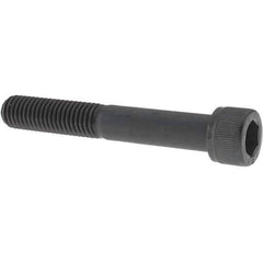 Value Collection - M12x1.75 Metric Coarse Hex Socket Drive, Socket Cap Screw - Grade 12.9 Alloy Steel, Black Oxide Finish, Partially Threaded, 80mm Length Under Head - Eagle Tool & Supply