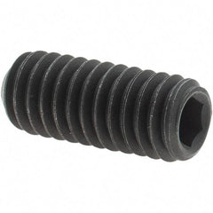 Value Collection - 5/16-18 UNC, 3/4" OAL, Cup Point Set Screw - Grade 8 Alloy Steel, 5/32" Key - Eagle Tool & Supply