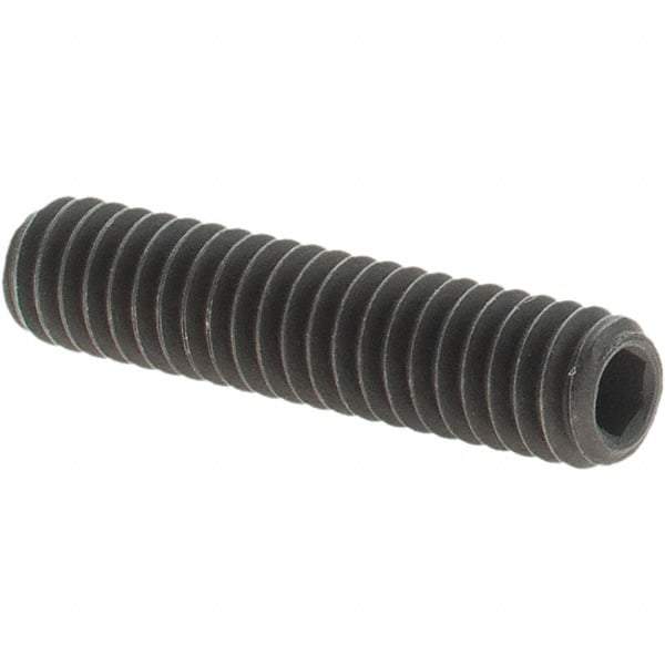 Value Collection - #8-32 UNC, 3/4" OAL, Cup Point Set Screw - Grade 8 Alloy Steel, 5/64" Key - Eagle Tool & Supply
