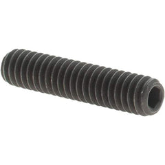 Value Collection - #8-32 UNC, 3/4" OAL, Cup Point Set Screw - Grade 8 Alloy Steel, 5/64" Key - Eagle Tool & Supply