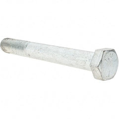 Value Collection - 3/4-10 UNC, 6" Length Under Head Hex Head Cap Screw - Partially Threaded, Grade 5 Steel, Zinc-Plated Finish, 1-1/8" Hex - Eagle Tool & Supply