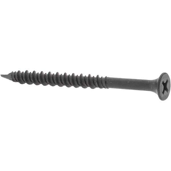 Value Collection - #8, 2-1/4" OAL, Phillips Drive Bugle Head, Steel Drywall Screws - Uncoated, Grade 2 - Eagle Tool & Supply