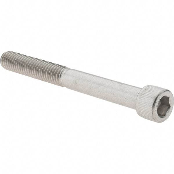 Value Collection - 3/8-16 UNC Hex Socket Drive, Socket Cap Screw - Grade 18-8 Stainless Steel, 3-1/2" Length Under Head - Eagle Tool & Supply